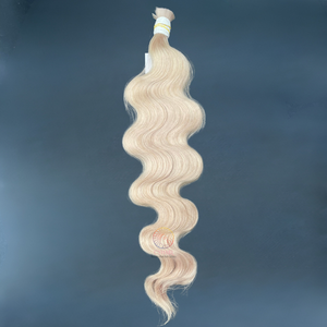 วิกผมคนแบบลอนสีบลอนด์100% ผมบริสุทธิ์จากเวียดนามจำนวนมากขายส่ง - Product Image 3