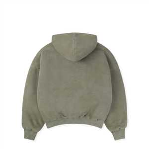 เสื้อฮู้ดผู้ชายผ้าฝ้าย 100% ทรงปกติ แบบสวมหัว ผ้าฟลีซสำหรับฤดูหนาว ดีไซน์เรียบง่าย มีกระเป๋า  โลโก้สั่งทำได้  ระบายอากาศได้ดี น้ำหนัก 360 กรัม - Product Image 2