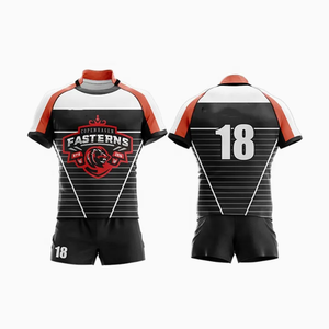 Uniformes de rugby para hombre transpirables cómodos personalizados, camiseta de rugby con sublimación blanca, Conjunto de camiseta de rugby - Product Image 6