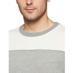 เสื้อสเวตเตอร์ผ้าฝ้าย100% สำหรับผู้ชายเสื้อสเวตเตอร์คอกลมแฟชั่นผ้าถักลายพิมพ์สีพื้นงานตามสั่ง - Product Image 4