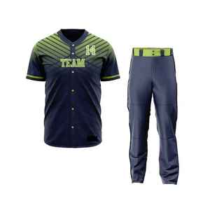 Uniforme Deportivo de Béisbol al por Mayor de Alta Calidad, 100% Poliéster, Personalizado con Nombre de Equipo, Cintura Elástica, Estilo Único y Transpirable - Product Image 6