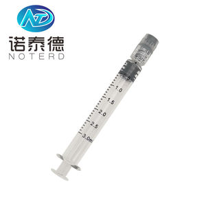 Jeringas de Vidrio de 3 ml <span class=keywords><strong>con</strong></span> Cierre Luer, Puntas Cortas y Redondeadas de Calibre 14, para Envasado de Destilados - Product Image 2