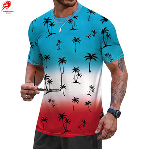 T-shirts graphiques décontractés pour hommes, en coton, style streetwear, coupe décontractée, respirants, pour un usage quotidien, tenue tendance d'été - Product Image 1