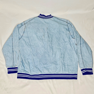 Blouson Bomber en Laine Blu Jean Phi Beta Sigma, Style Universitaire Grec, Streetwear, avec Poches Zippées et Bordures Côtelées, Printemps - Product Image 2