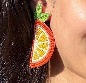 Boucles d'oreilles élégantes en crochet brodé avec des perles colorées, boucles d'oreilles pour femmes, bijoux de fête festifs au meilleur prix, boucles d'oreilles à perles - Product Image 3