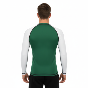 Vente en gros de vêtements de sport Concevez votre propre MMA Sublimation Sleeves Rash Guard Logo personnalisé Hommes Jiu Jitsu Kimono Rashguard imprimé 2025 - Product Image 5