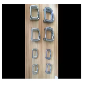 High Strength Silver Finish Stainless Steel Square Shape Wire Buckle for Secure Cargo Strapping Reliable Industrial Lashing - Product Image 4