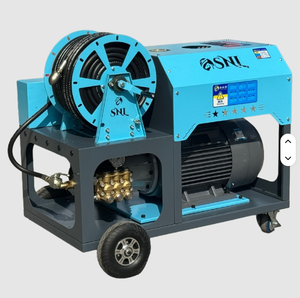 Hidrolavadora Eléctrica de Alta Presión 6020, 200 Bares, Limpiador de Tuberías, 22 kW, Agua Fría, para Alcantarillado - Product Image 5