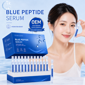 เซรั่มบำรุงผิวหน้าสูตรใหม่ OEM บลูคอปเปอร์เปปไทด์ ช่วยเติมความชุ่มชื้น ผิวเรียบเนียน พกพาสะดวก - Product Image 3