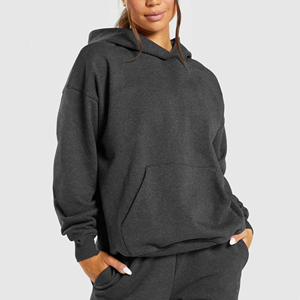 High Quality Women's Oversize Casual Streetwear Custom Logo Heavy <b>Weight</b> Warm <b>Blank</b> Hoodies Wholesale Hoodies Casual Streetwear - Product Image 1