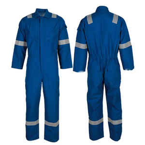 Ropa DE TRABAJO Monos de manga larga de color personalizado Uniforme Color sólido Ropa de trabajo para hombres Mono de seguridad barato - Product Image 5