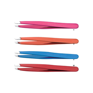 Ensemble de précision professionnel Mini outil d'épilation du visage Micro pince à sourcils en acier inoxydable avec pointe inclinée pour une utilisation en beauté - Product Image 6