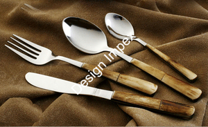 Ensemble de couverts polis miroir pour les repas, ensemble de couverts en acier inoxydable de haute qualité, argenterie avec logo personnalisé - Product Image 2