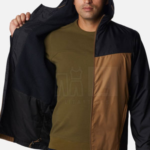 Vente chaude nouvelle mode hommes coupe-vent veste hiver coupe-vent à capuche col - Product Image 3