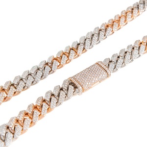 Fully <b>Iced</b> <b>Out</b> Moissanite Diamond Studded In S925 Silver Hip Hop Customized Luxury Cuban Link <b>Chain</b> Best Gift for Men - Product Image 2