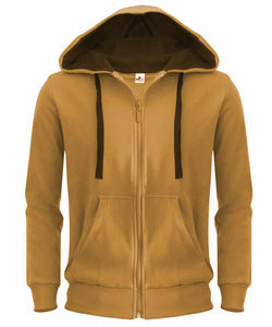 เสื้อฮู้ดสำหรับผู้ชายผ้าฝ้าย100% มีซิปพิมพ์ลายระบายอากาศได้ดีทำจากปากีสถาน - Product Image 2