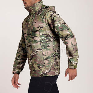Venta al por mayor 2025 Chaqueta Softshell de camuflaje de invierno para hombres Ropa táctica a prueba de viento e impermeable con cuello levantado - Product Image 3