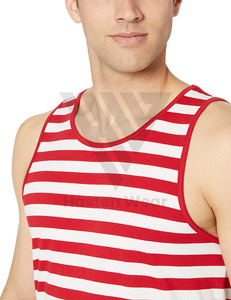 Débardeur de sport pour homme en polyester/coton/spandex - Couleur et logo personnalisables, tissu respirant, style sportif - Product Image 5