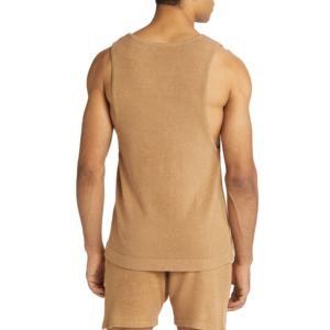 Camiseta Deportiva de Alta Calidad Personalizada para Hombre, Ropa Deportiva Informal y a la Moda, Camiseta sin Mangas para Entrenamiento Físico con Decoración de Encaje, Venta al por Mayor - Product Image 4