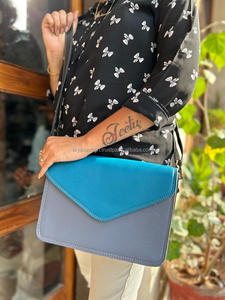 New Western Stylish Multi Recycled Leather Stubby Color Sling <b>Bag</b> High Quality Leather Handbag Colourful <b>Women</b> Side Sling <b>Bags</b> - Product Image 3