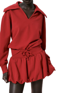 Les choix de jupes ballon rouges de qualité supérieure pour femmes reflètent le style personnel et la confiance disponibles au prix de gros - Product Image 4