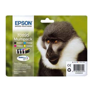 ชุดหมึกพิมพ์ Monkey Series DURABRITE ULTRA Multipack C13T08954020 คุณภาพพรีเมียมสำหรับเครื่องพิมพ์ - Product Image 2