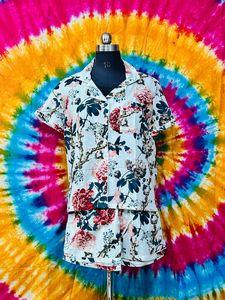 Pijamas de algodón para mujer, dos piezas, confeccionados, pijamas de mujer con estampado de verano, pijamas de manga corta, pijamas femeninos personalizados de media manga para mujer - Product Image 3