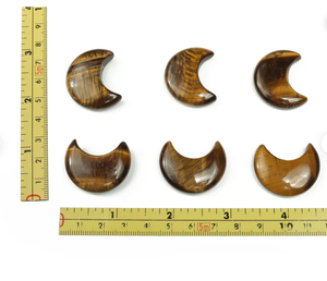 Hermosas lunas de cristal, piedra de bolsillo, lunas de cristal, lunas de gemas pulidas a mano de alta calidad, piedra de cristal curativa - Product Image 3