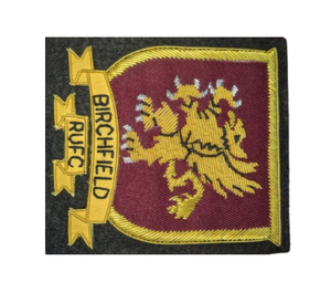 Parches bordados con logotipo de requisito de aduana al por mayor con insignias de Burchfield Rufc de hierro - Product Image 2