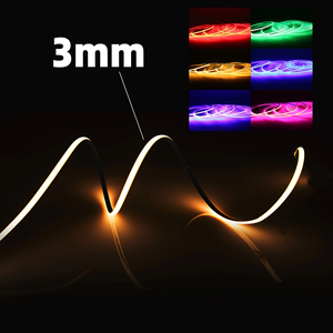 Raymates แถบไฟ LED ขนาดเล็กพิเศษแบบบาง2มม. 3มม. 4มม. 5มม. เทป RA90ยืดหยุ่นไฟ LED สำหรับในร่มไฟปาร์ตี้<span class=keywords><strong>รถ</strong></span><span class=keywords><strong>ตู้</strong></span>ไวน์ - Product Image 3