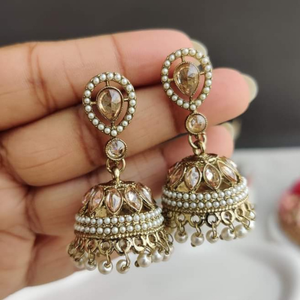 Última colección de Ramadán Eid, joyería de moda, pendientes elegantes para mujeres y niñas, pendientes étnicos indios Jhumki, joyería para mujeres - Product Image 3