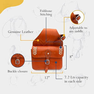 Venta directa de fábrica Bolsas de sillín de caballo Diseño personalizado Bolsas de sillín de caballo Hecho a precio barato - Product Image 2