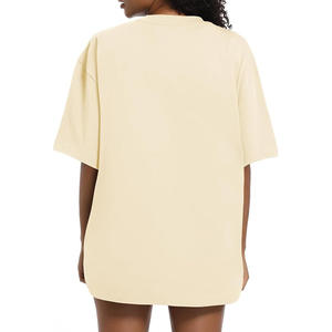 เสื้อยืดลำลองแฟชั่นสำหรับผู้หญิงเสื้อยืดผ้าฝ้ายพิมพ์ลายโอเวอร์ไซส์ - Product Image 6