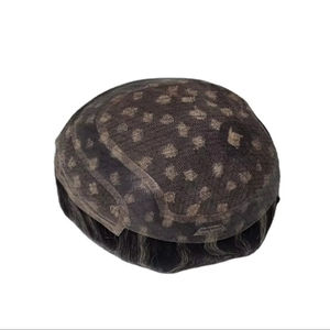 Perruque et toupet 100% cheveux humains, cheveux vierges chinois Remy, prothèse Taz Hair BD Lace Front Water Wave - Product Image 4