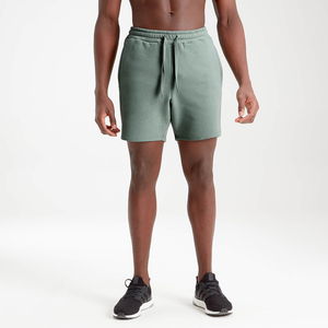 Alta calidad 100% algodón Fleece Puff Print Logo Casual Shorts Custom Streetwear Moda Sunfaded Cordón Jogger Swear Shorts - Product Image 1