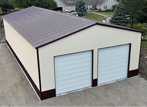 Abri d'auto préfabriqué étanche bon marché Structure en acier <span class=keywords><strong>Garage</strong></span> pour voitures mobiles Structure en acier <span class=keywords><strong>Garage</strong></span> - Product Image 3