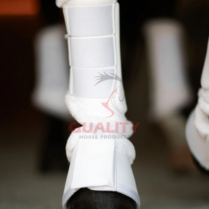 Botas de campana de caballo para montar a diario fabricadas con piel PU impermeable y poliéster de peluche suave ideales para entrenamiento y competición - Product Image 5