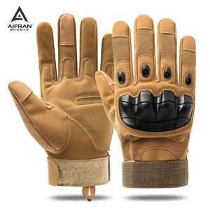 Guantes de Motocross Aifran Serie Elite: Palma de Cuero Antideslizante y Protección contra Impactos para Descenso y Conducción Todoterreno - Product Image 3
