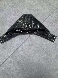 เสื้อแจ็คเก็ตปักลายดาวลอนดอนสำหรับผู้ชาย สไตล์สตรีทแทรป พร้อมฮู้ดแบบถอดได้ สไตล์ฮิปฮอป สีเทา - Product Image 3