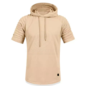 20187 Men's/Women's Sporty T-Shirt 100% Cotton Yarn Dyed Nonwoven 260 Grams <b>Weight</b> Loose Fit Digital Printing <b>Blank</b> Design - Product Image 3