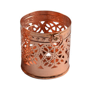 Hanging <b>Candle</b> Votive With Copper Plated Finishing Design <b>Candle</b> and <b>T</b>-<b>light</b> Holder Home Villa Dinner and Wedding Design - Product Image 4