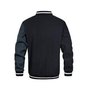 Chaqueta universitaria de lana personalizada a la moda de invierno para hombre con mangas de cuero chaquetas con letras al por mayor Logotipo de diseñador personalizado - Product Image 6