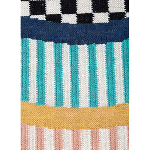 Alfombras de Lana Tejidas Planas Zen Zest Ivory, Alfombras Geométricas Hechas a Mano de Yute para el Hogar, Alfombra Rectangular para Pasillo, Dormitorio y Sala de Estar - Product Image 3