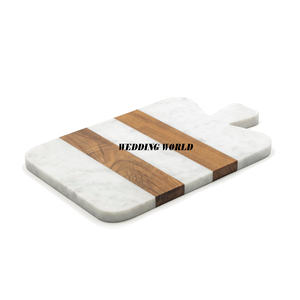 Bloc à découper rond en marbre Taille personnalisée Nouvelle planche à découper Classique Élégant Bloc à découper en gros - Product Image 4