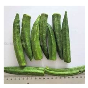 Okra coupé IQF légumes verts surgelés Texture croquante douce cultivée au Vietnam idéale pour les commandes en gros et la qualité des exportations - Product Image 2
