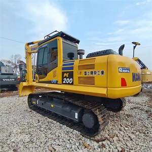 ปี 2024 รุ่นญี่ปุ่นเดิมเครื่องจักรขนย้ายดินตีนตะขาบใช้ komatsu pc200-8 รถขุด 20 ตันสําหรับขาย - Product Image 6