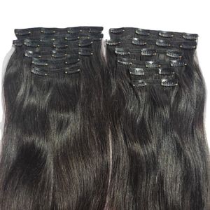 Extensions de cheveux Remy vietnamiens vierges crus à clipser du Vietnam - Product Image 1