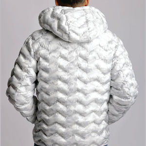 Chaqueta de invierno personalizada de alta calidad para hombre, chaqueta acolchada con capucha de invierno elegante con estampado completo, chaqueta acolchada de diseñador de lujo para M - Product Image 4