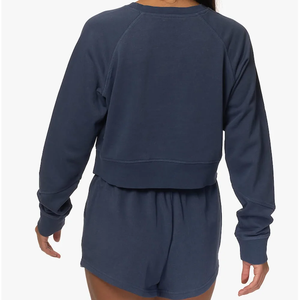 Nouvel arrivage de haut court pour femmes de haute qualité chemise 2 pièces ensemble court survêtement costume ensembles courts pour dames 100% coton ensemble d'été solide pour filles - Product Image 5