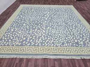 Tapis en laine faits à la main de luxe moderne de qualité supérieure noués à la main personnalisation taille 5x8 à 12x14 pour le bureau à domicile et les hôtels dynamiques - Product Image 4